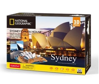 Cubic Fun Puzzle 3D National Geographic Sydney 86 elementów