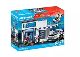 Playmobil Zestaw z figurkami Action Heroes 71602 Posterunek policji