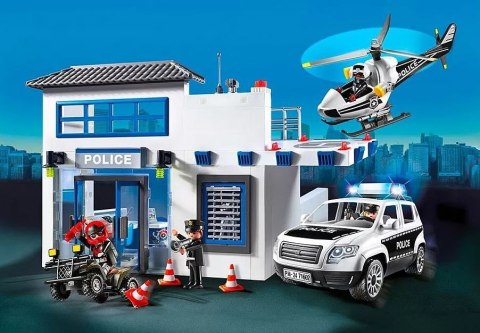 Playmobil Zestaw z figurkami Action Heroes 71602 Posterunek policji