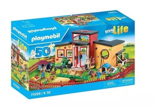 Playmobil Zestaw z figurkami My Life 71599 Hotel dla zwierząt Łapka