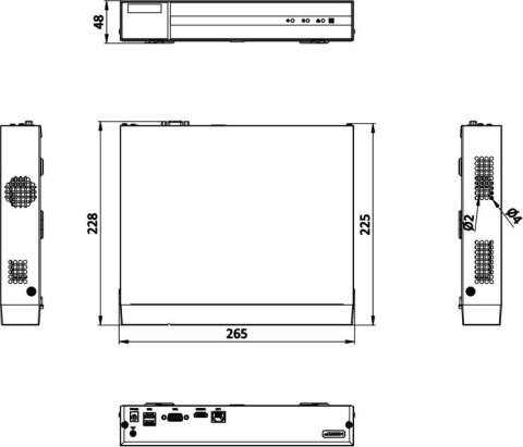 Rejestrator IP Hilook by Hikvision 4MP NVR-8CH-4MP