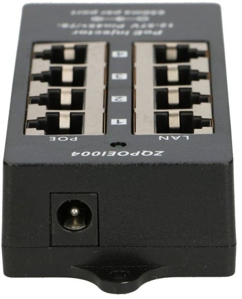 EXTRALINK POE INJECTOR 4 PORT IN BLACK CASE