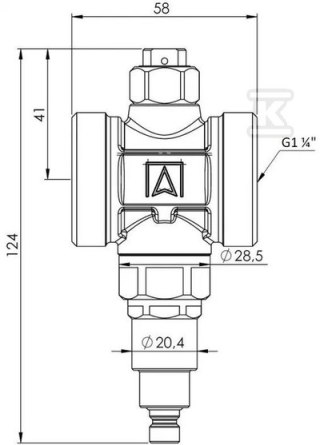 ZAWÓR ANTYZAMROŻENIOWY AAV 300, G1 1/4