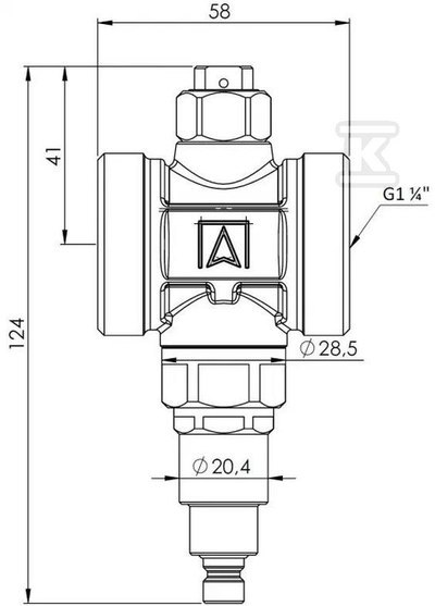 ZAWÓR ANTYZAMROŻENIOWY AAV 300, G1 1/4