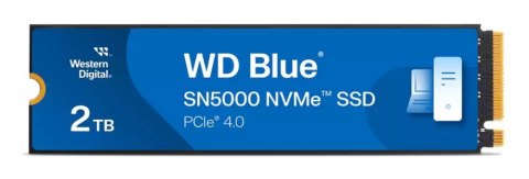 Dysk SSD WD Blue SN5000 2 TB Blue (M.2 2280″ /2TB /PCI Express 4.0 /5150MB/s /4850MB/s)