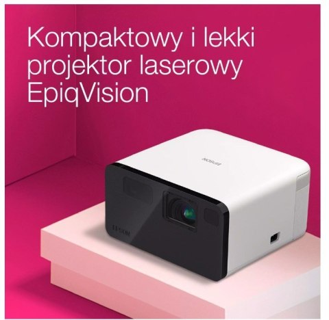 Epson Projektor mini laser EF-21W bialy FHD/1000L/5m:1/2.3kg