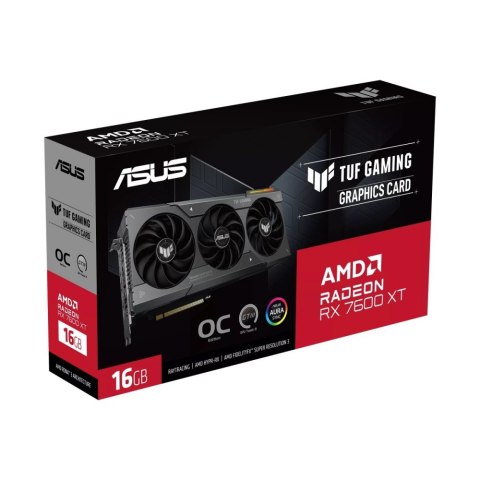 Karta graficzna ASUS GeForce RX 7600XT TUF GAMING OC 16 GB GDDR6 (TUF-RX7600XT-O16G-GAMING)