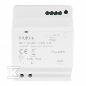 ZASILACZ 100W 24V ZTM-100/24