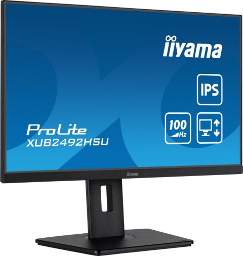 Monitor IIYAMA XUB2492HSU-B6 (23.8" /IPS /100Hz /1920 x 1080 /Czarny)