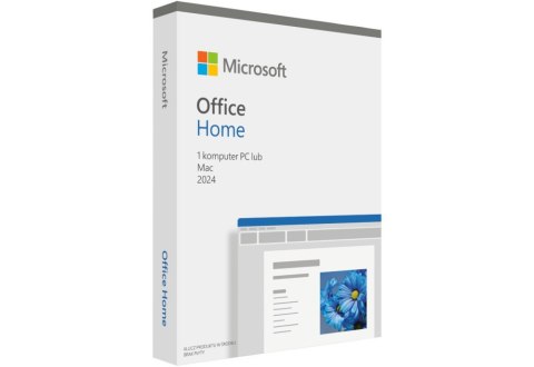 MICROSOFT Office Home 2024 Polish EuroZone 1 License Medialess