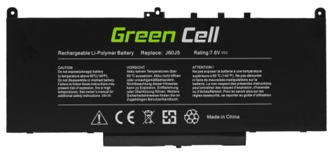 Bateria GREEN CELL do Dell Latitude E7270 DE135 (5800 mAh /7.6V )