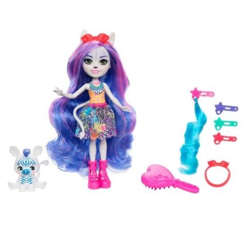 Mattel Lalka Deluxe Enchantimals Zebra