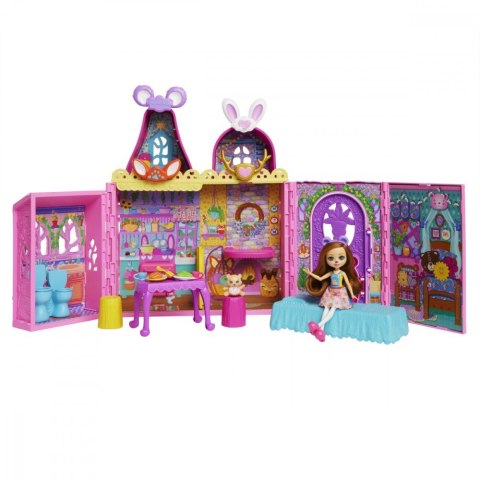 Mattel Lalka Enchantimals Domek przyjaźni z meblami i akcesoriami