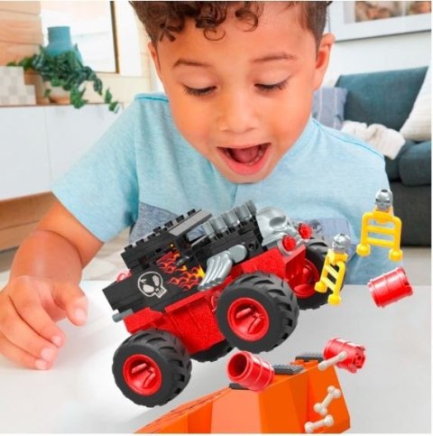 Mega Bloks Klocki Hot Wheels Monster Trucks Bone Shaker Kaskaderska sztuczka