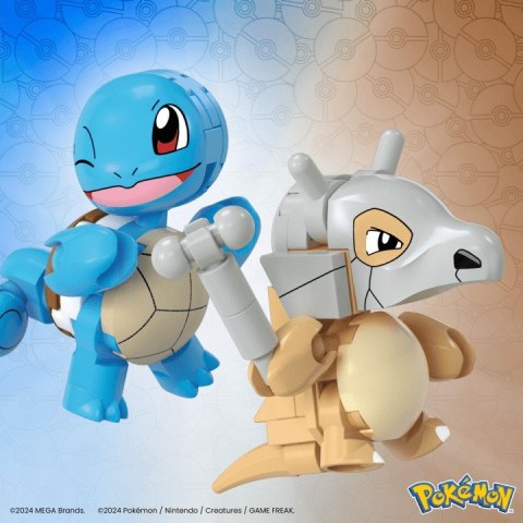 Mega Bloks Klocki Mega Pokemon 45 elementów Squirtle i Cubone