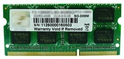 Pamięć G.SKILL (SODIMM/DDR3/8 GB/1600MHz/1.5V/11 CLCL/SINGLE)