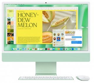 Apple IMac 24 cale: M4 8/8, 16GB, 256GB SSD - Zielony