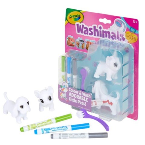 Goliath Zestaw kreatywny Crayola Figurki do malowania Washimals Blister Pack Psy