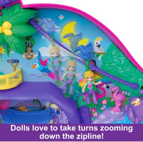 Mattel Zestaw Polly Pocket Sloth Family