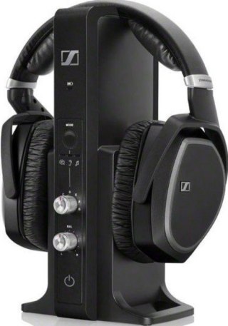 Słuchawki bezprzewodowe SENNHEISER RS 195 Czarne (Czarny)