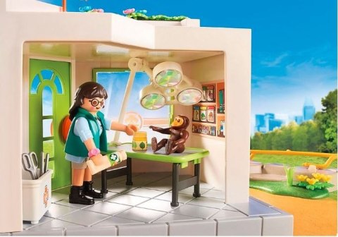 Playmobil Zestaw Family Fun 709 00 Lecznica zwierząt w Zoo