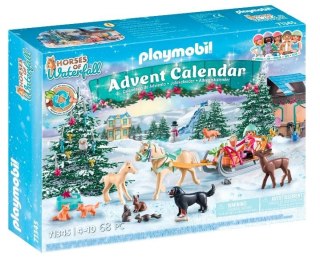 Playmobil Zestaw z figurkami Country 71345 Kalendarz adwentowy Konie: Świąteczny kulig