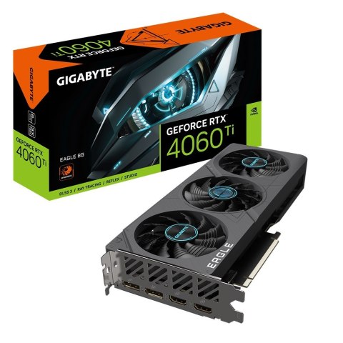 Karta graficzna GIGABYTE GeForce RTX 4060 Ti Eagle 8 GB GDDR6X (GV-N406TEAGLE-8GD)