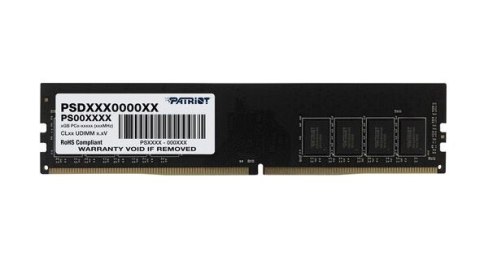 Pamięć PATRIOT (UDIMM/DDR4/16 GB/2666MHz/1.2V/19CL/SINGLE)