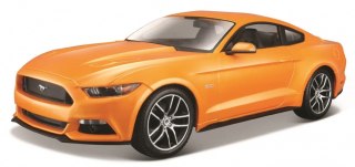 Maisto Model kompozytowy Ford Mustang GT 2015 pomarańczowy 1/24