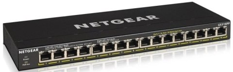 Przełącznik NETGEAR GS316PP-100EUS (16x 10/100/1000 PoE+ )