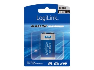 Baterie LOGILINK Alkaliczna 6LR61 480mAh 1 szt. 6LR61B1