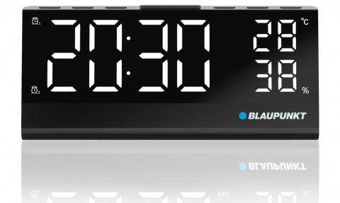 Blaupunkt Radiobudzik CR10ALU FM PLL z wbudowanym czujnikiem temperatury i wilgotności