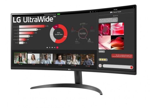 LG Electronics Monitor LG 34WR50QK-B 34 cale IPS