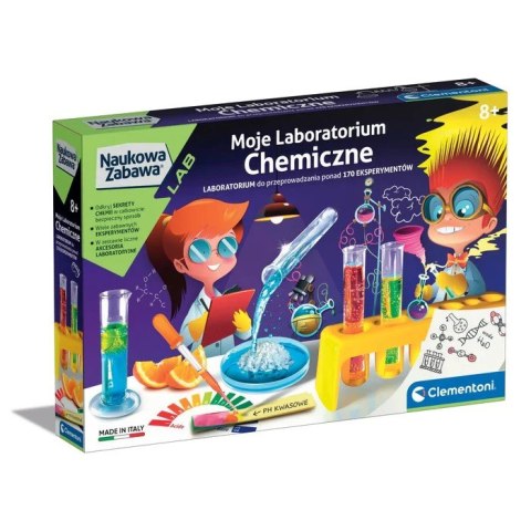 Clementoni Zestaw naukowy Moje laboratorium chemiczne