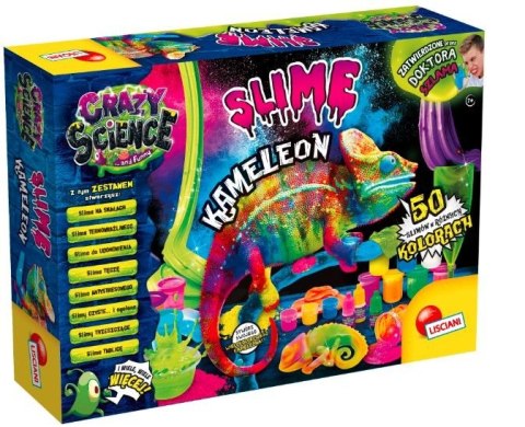 Lisciani Zestaw naukowy Crazy Science Slime Kameleon