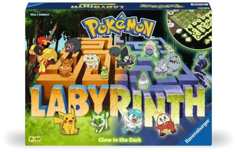 Ravensburger Polska Gra Labyrinth Pokemon Świecący w ciemności