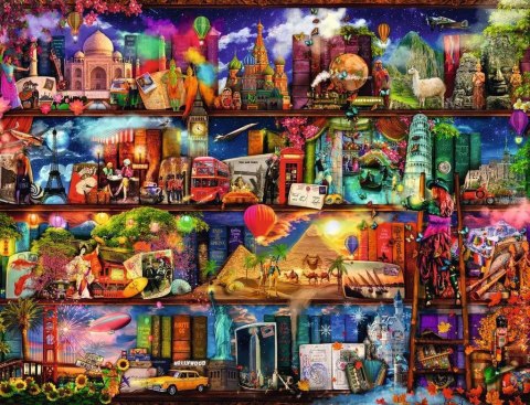 Ravensburger Polska Puzzle 2000 elementów Świat książek