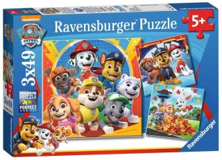 Ravensburger Polska Puzzle 3x49 elementów Psi Patrol