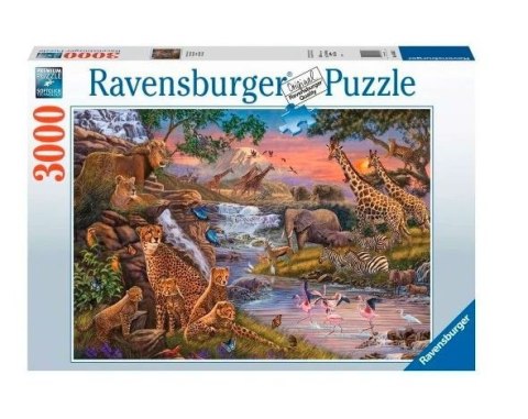 Ravensburger Polska Puzzle 3000 elementów Królestwo zwierząt