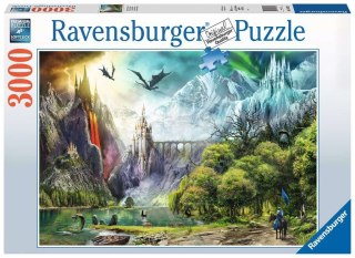 Ravensburger Polska Puzzle 3000 elementów Panowanie smoków