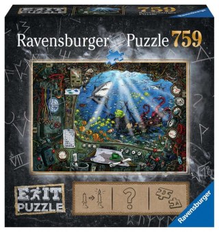 Ravensburger Polska Puzzle EXIT 759 elementów W łodzi podwodnej