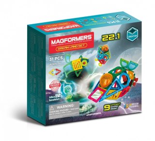 Magformers Klocki magnetyczne Drea Land 31 elementów