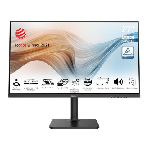 Monitor MSI 27" Modern MD272XP HDMI DP USB-C głośniki