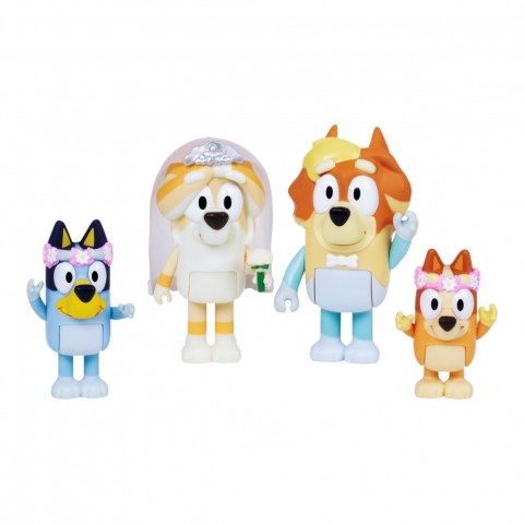 Tm Toys Figurki Bluey Wesele wujka 4-pak