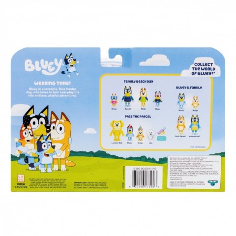 Tm Toys Figurki Bluey Wesele wujka 4-pak