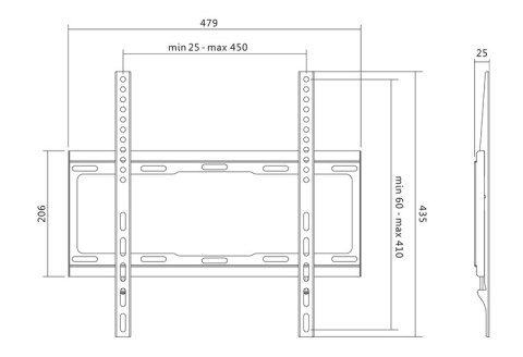 Uchwyt do TV LOGILINK BP0011 (nośność 40kg \32 - 55 cali)