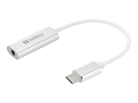 Adapter SANDBERG 136-27 USB typ C - MiniJack 3.5 mm