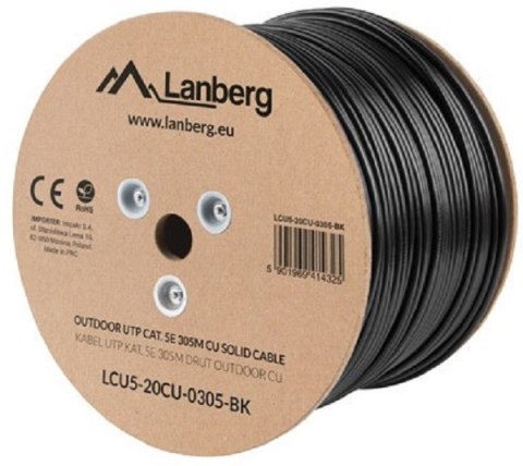 LANBERG LCU5-21CU-0305-BK 305 Sieciowy