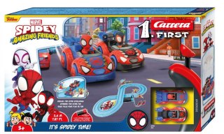 Carrera Tor samochodowy z pojazdami First Spider Man Spidey 2,4m