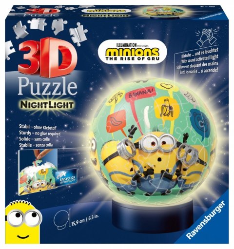 Ravensburger Polska Puzzle 3D Świecąca Kula Minionki